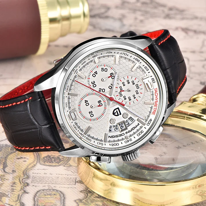 PAGANI DESIGN Watches Men Luxury Brand Multifunction Quartz Men Chronograph Sport Watch Dive 30m Casual Watch Relogio Masculino PD-3306 - Image 9