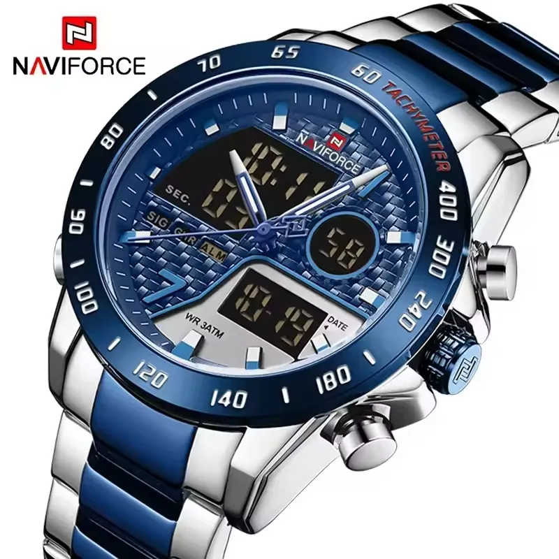 Naviforce 9171 CH - Blue - Image 5