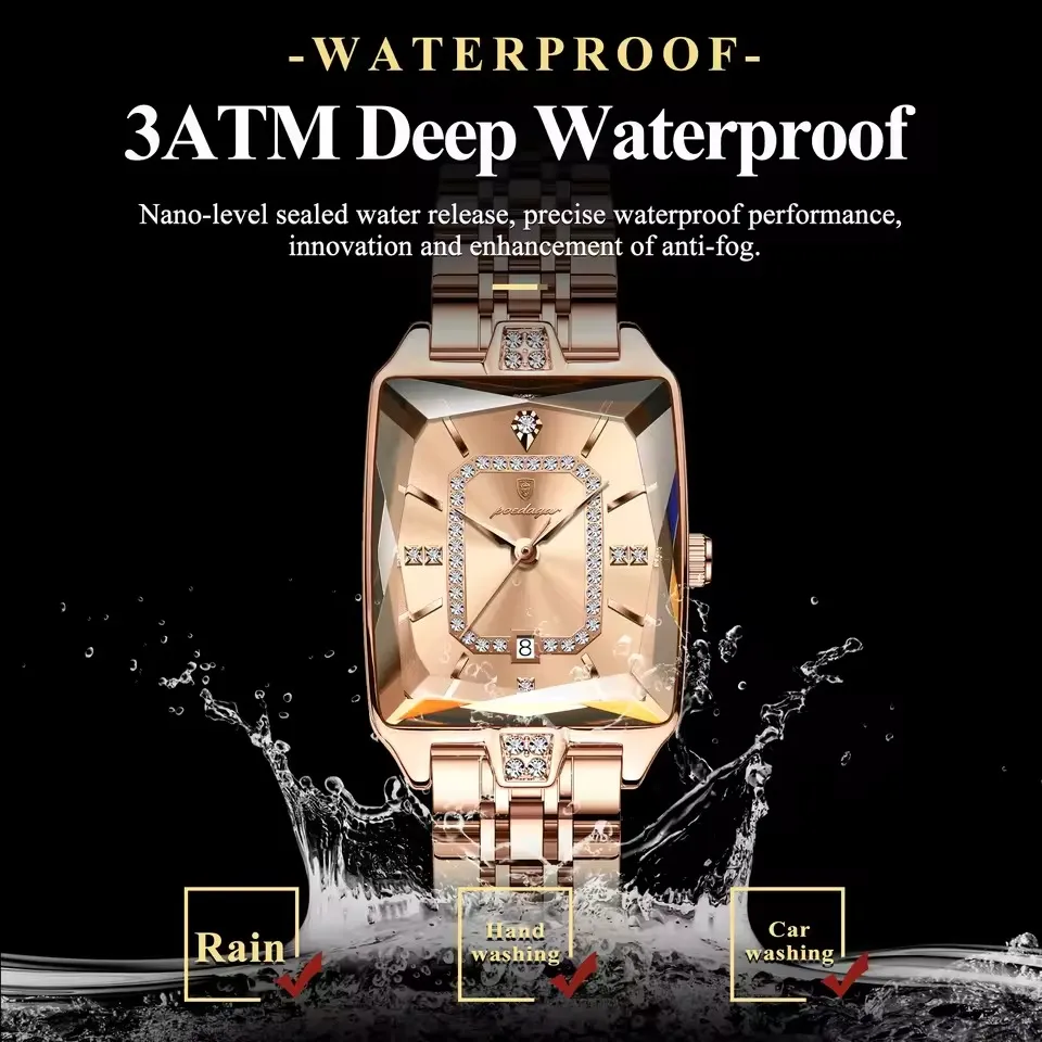 Poedagar 785 Ladies Watch - Rose - Image 3
