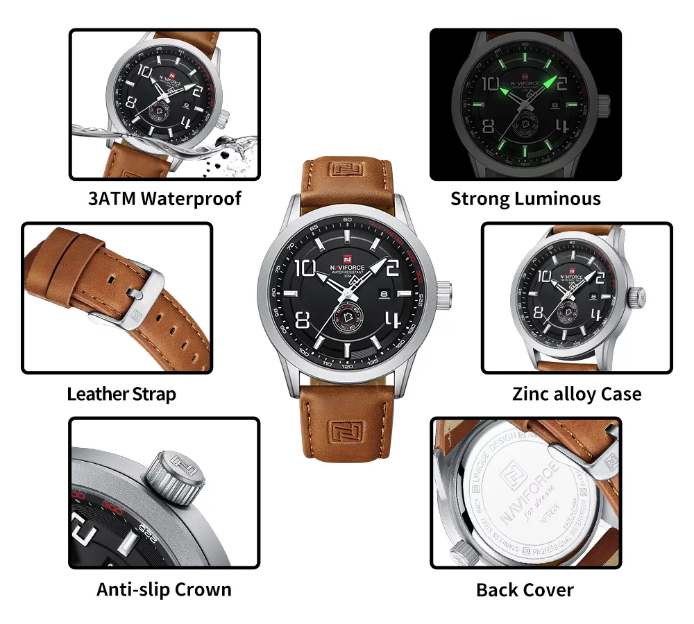Naviforce 9229 - Brown - Image 5