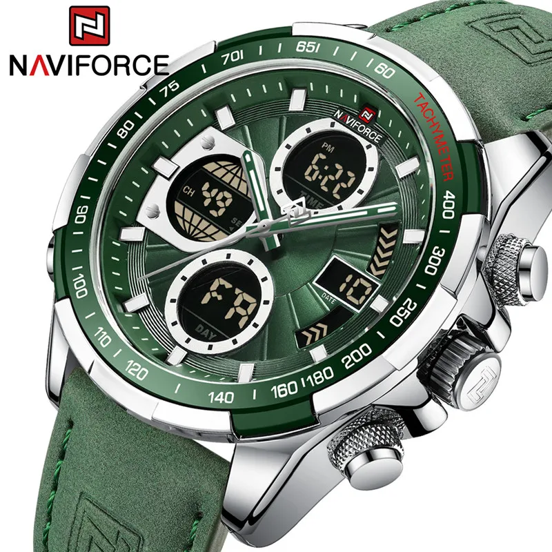 Naviforce 9197 L - Silver Green - Image 2