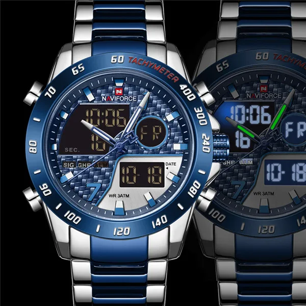 Naviforce 9171 CH - Blue - Image 2