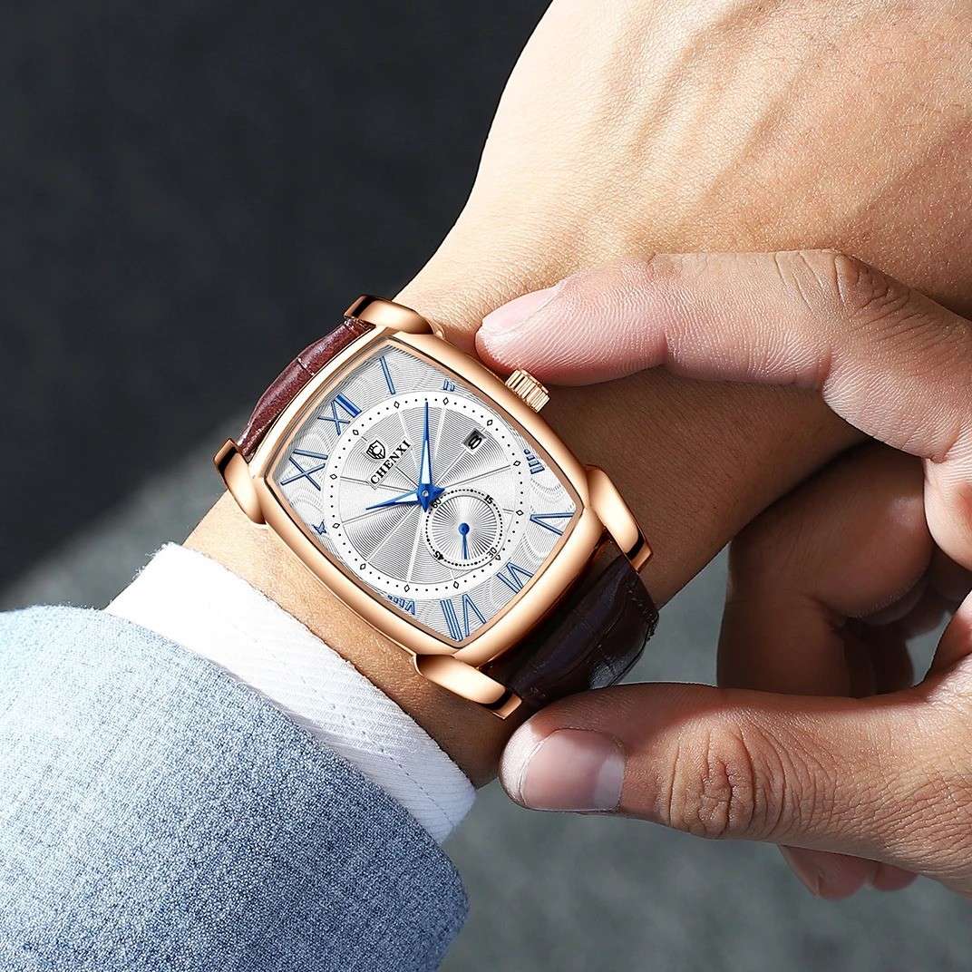 CHENXI CX-8209 Luxury Men's Quartz Leather Watch - Image 2