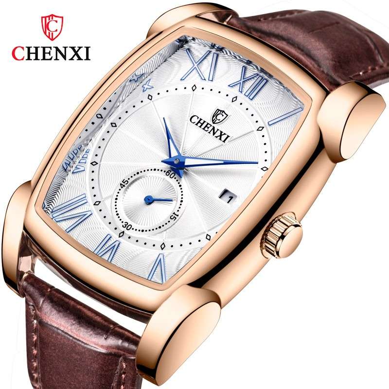 CHENXI CX-8209 Luxury Men's Quartz Leather Watch - Image 3