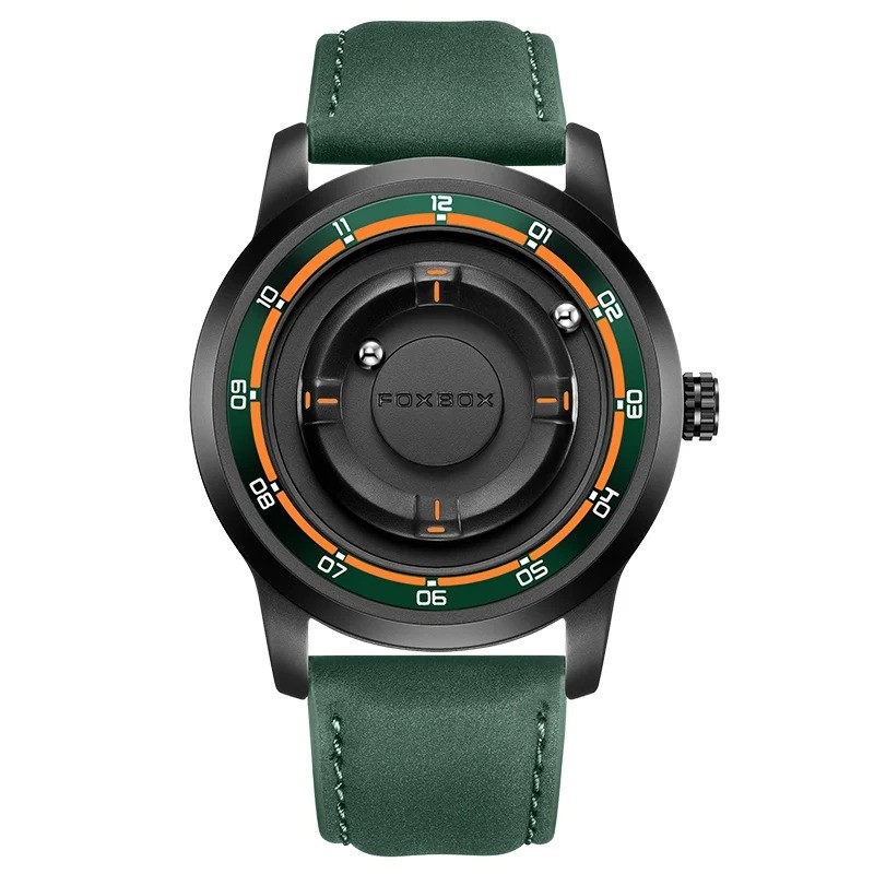 FOXBOX FB0047 Magnetic steel Ball Dial Men’s Waterproof Business Watch - Image 4