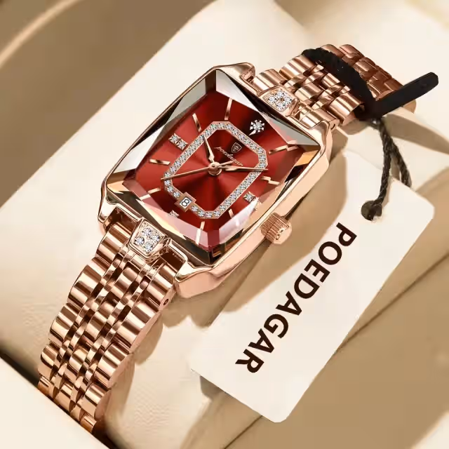 Poedagar 785 Ladies Watch - Red - Image 2