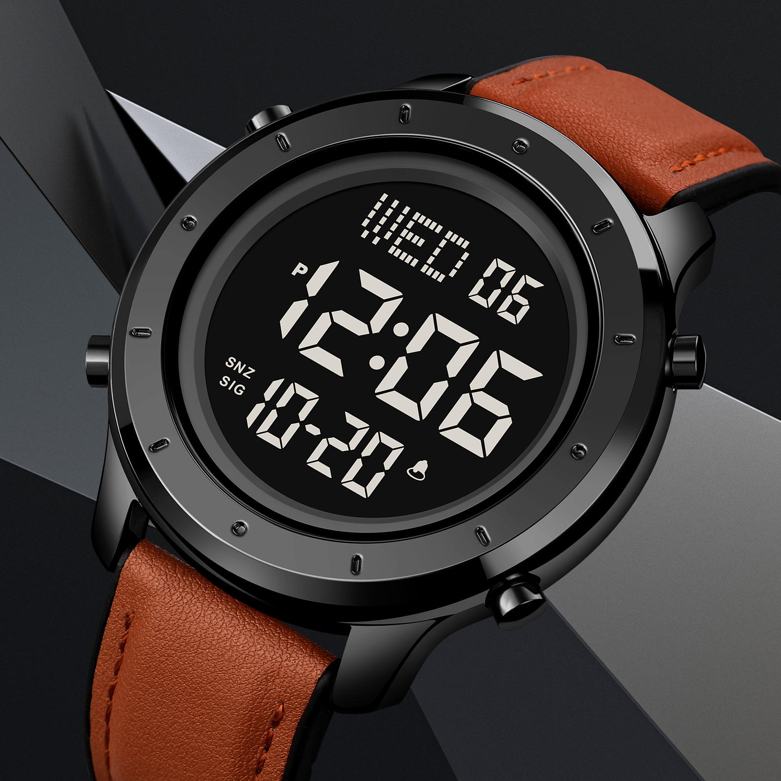 Skmei 1864 For Men - Brown Black - Image 2