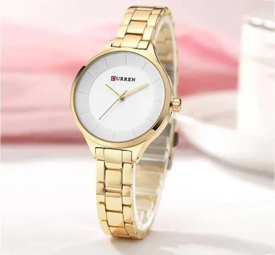 Curren 9015 Women - Gold White