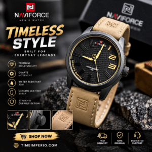 Naviforce 9202 L - Black Brown