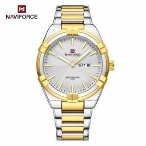Naviforce 9218 CH - Silver Gold